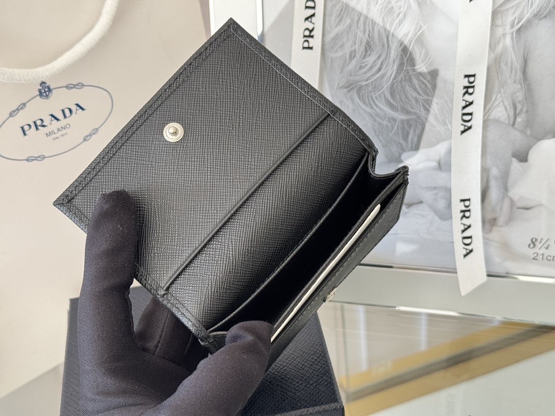 TOP PRADA Card Holder 6.5×2.5×11cm - 4 Colors&SHW