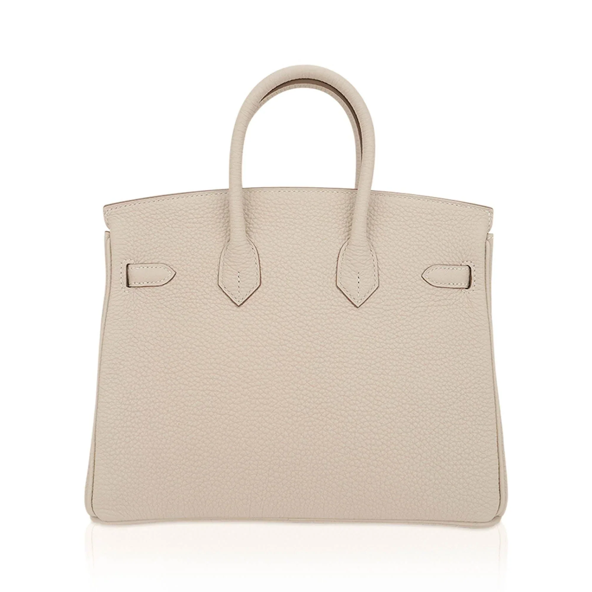 Birkin 25 Bag Craie Togo Leather with Rose Gold Hardware