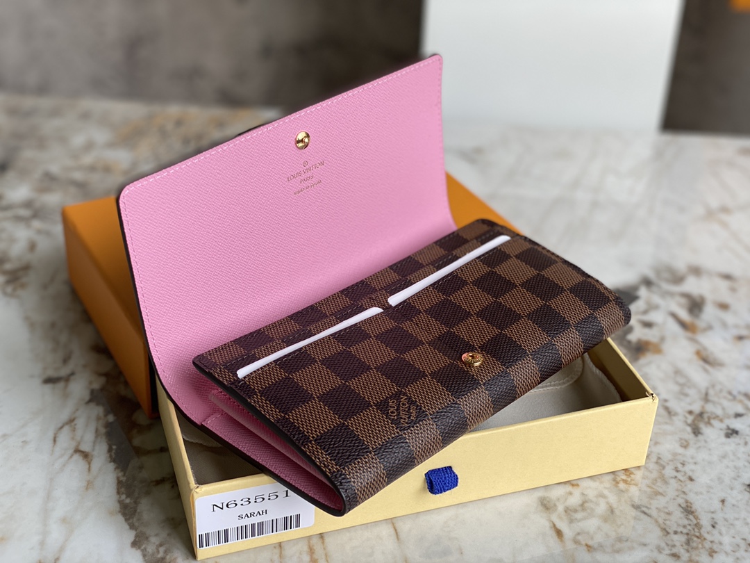 TOP Louis Vuitton LV Wallet 19 x 10.5 x 2 cm - Brown