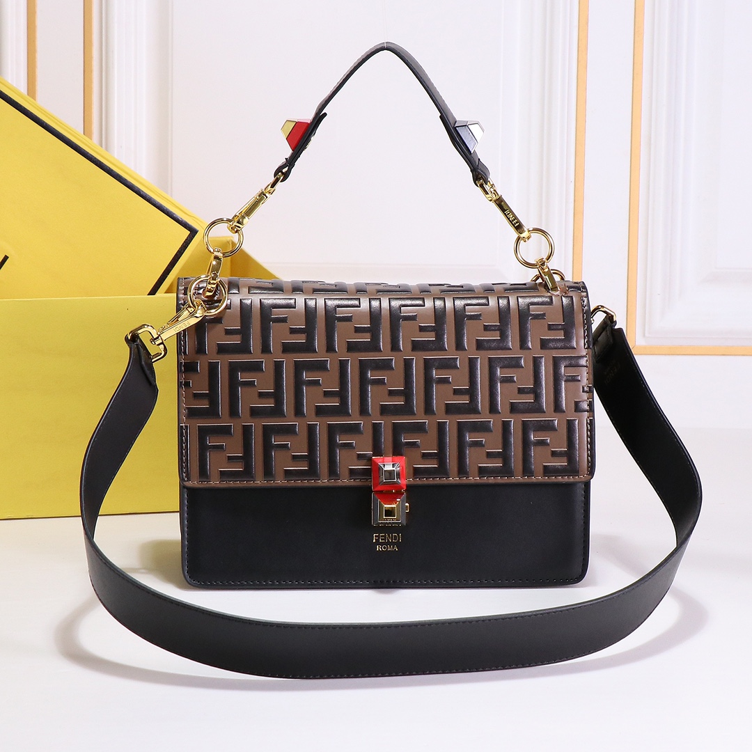 TOP FENDI Classic Flap Handle Bag - Two Colors