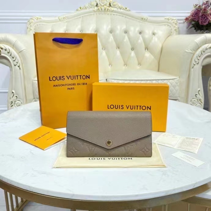 TOP Louis Vuitton LV Sarah Empreinte Wallet 19cm - 6 Colors
