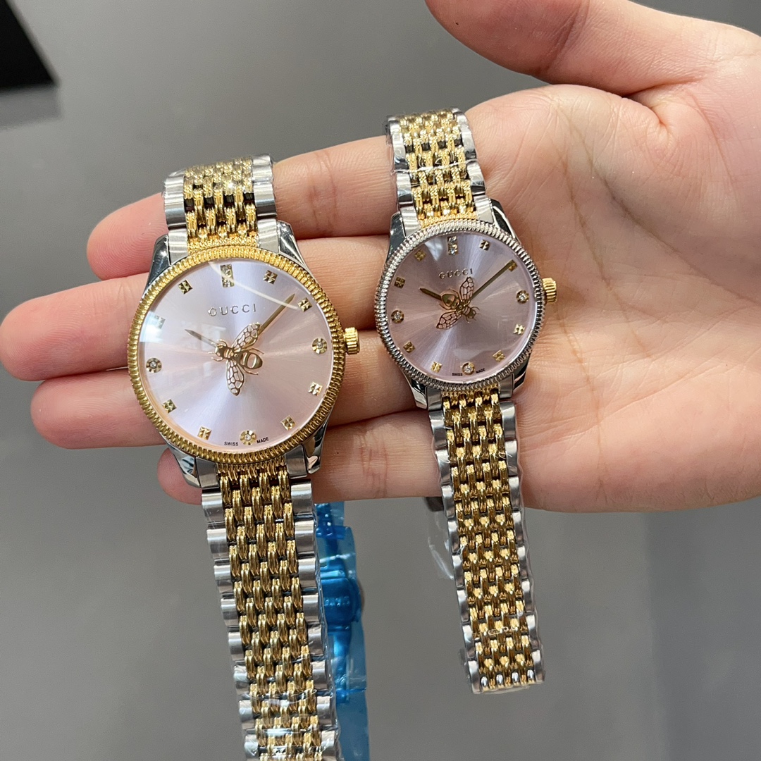 TOP GUCCI Cucci G Timeless Slim Watch - 2 Sizes