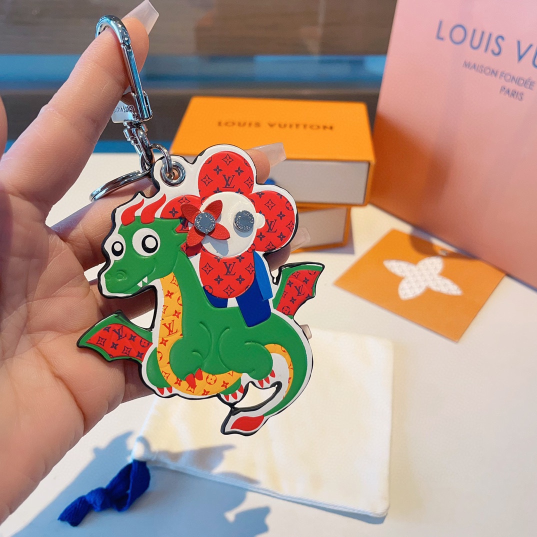 TOP Louis Vuitton LV Dragon Year Zodiac Keychain