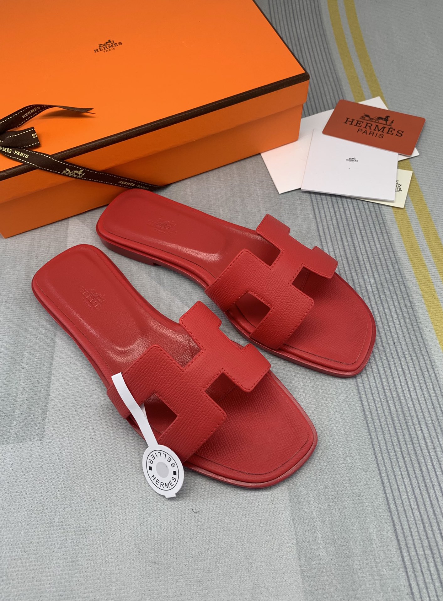 TOP HERMES  Sandals - Red