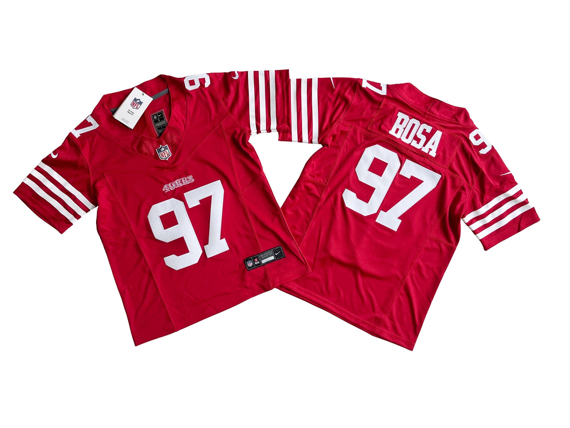 San Francisco 49ers 97# Nick Bosa Youth  Vapor F.U.S.E. Limited Jersey