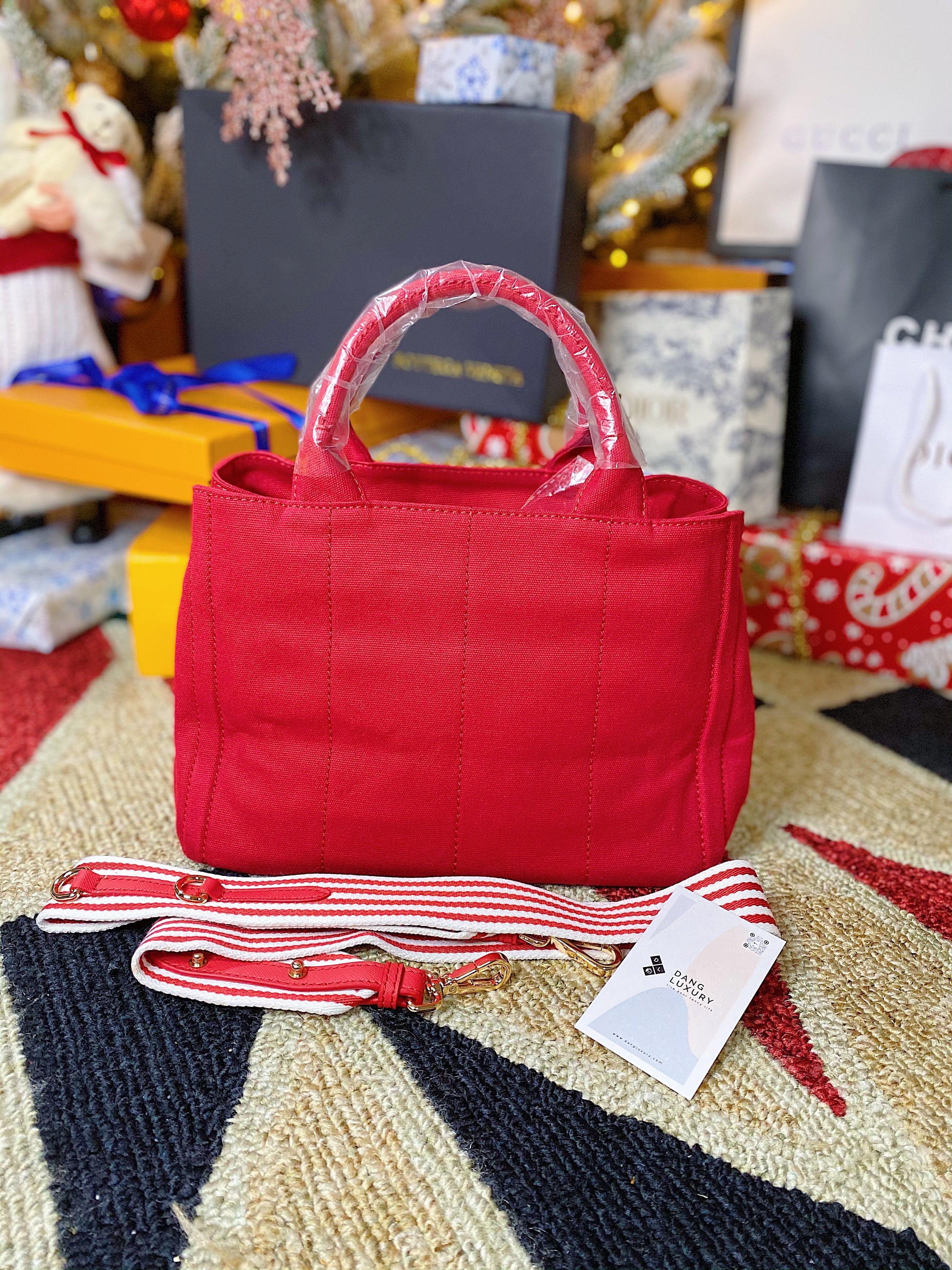 TOP PRADA Tote Bag - RED
