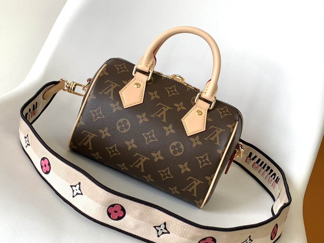 TOP Louis Vuitton LV Speedy Bandouliere 20  Bag 20 x 13.5 x 12 cm- 12 Colors