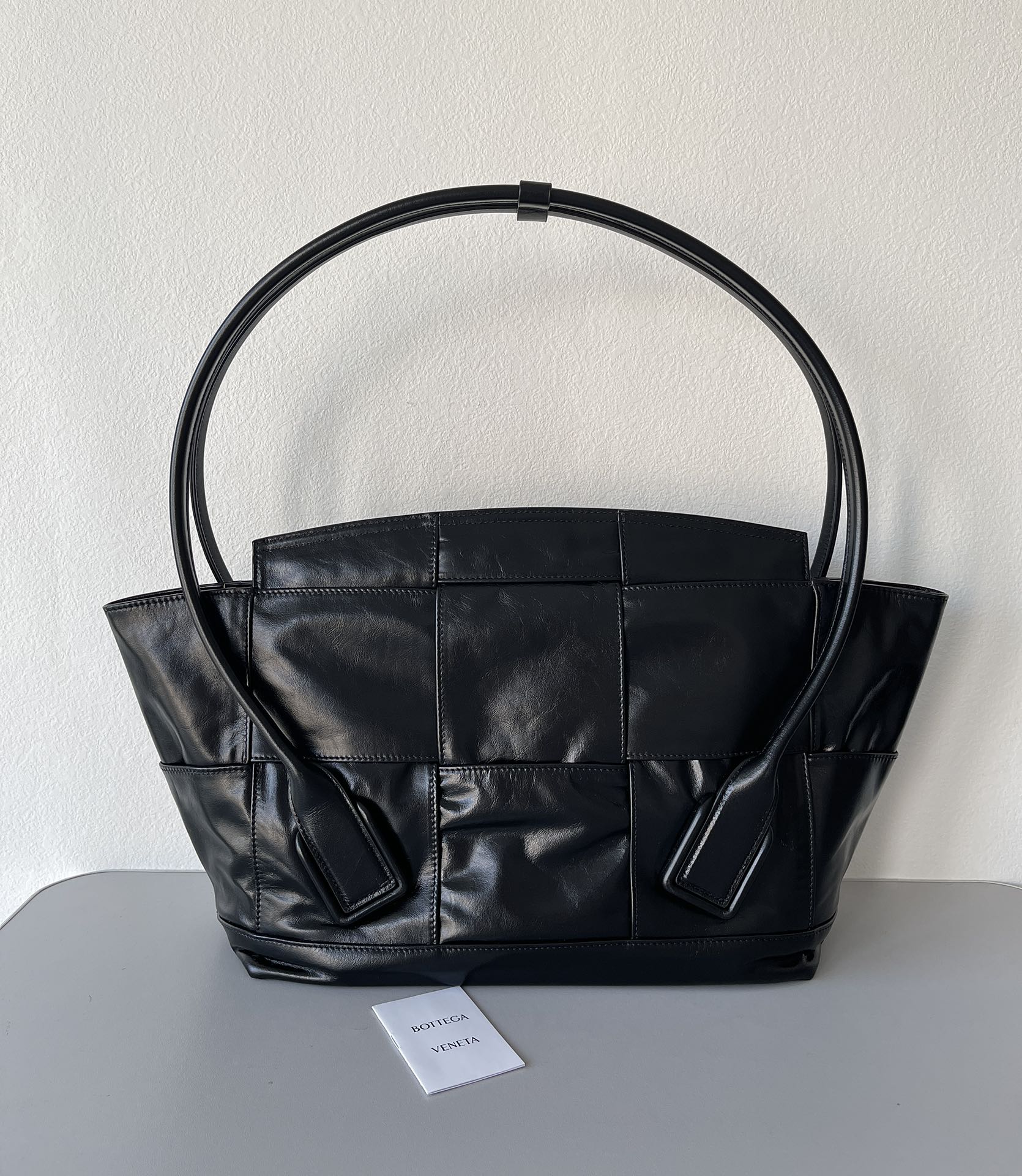 TOP Bottega Veneta BV Arco Bags 56x15x34cm - Black