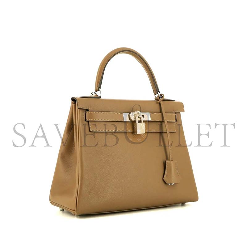 HERMÈS KELLY 28 SWIFT WITH PALLADIUM HARDWARE (28*22*10cm)