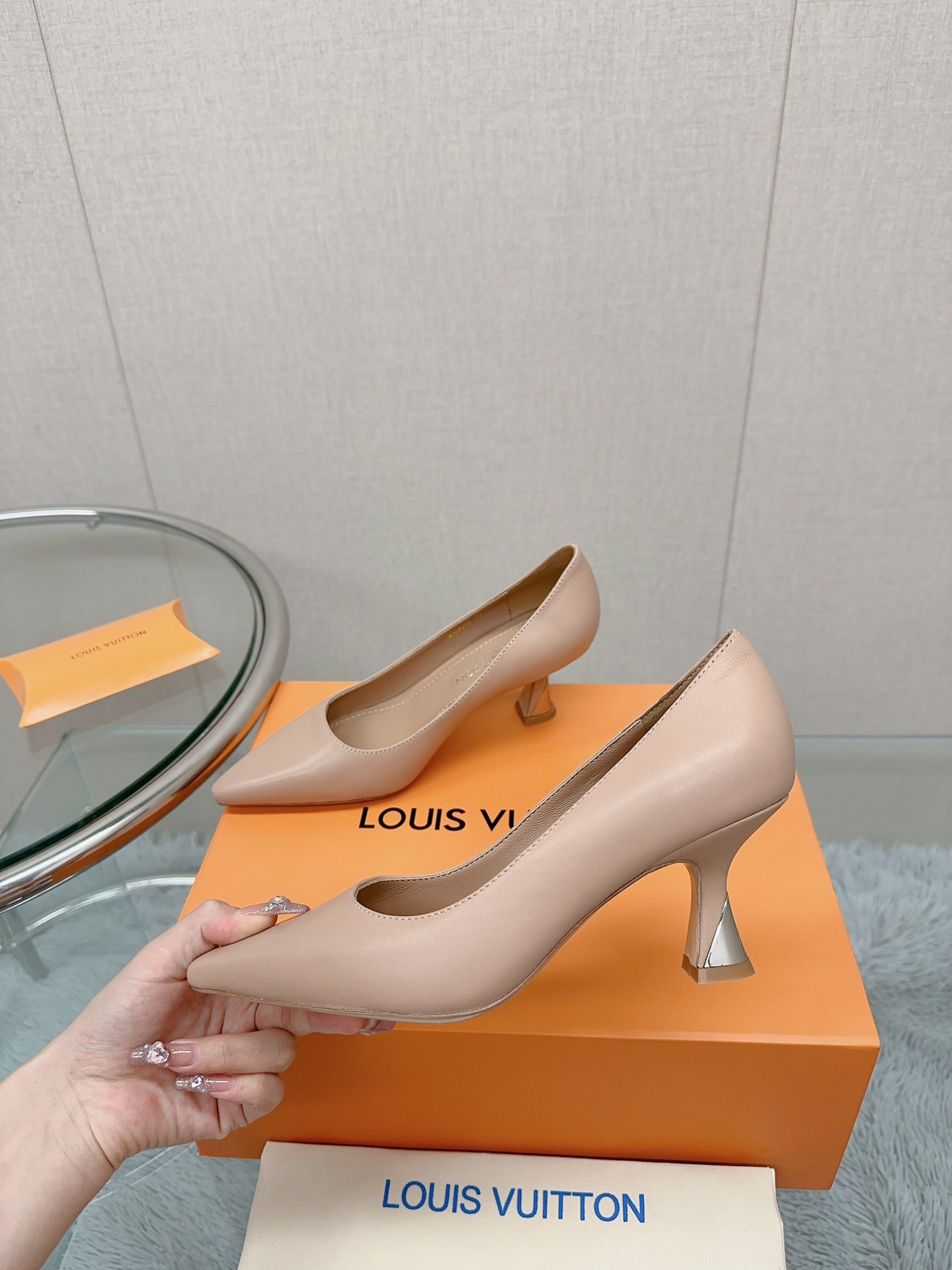 TOP Louis Vuitton LV Fashion Versatile High Heels - 6.5cm/9.5cm