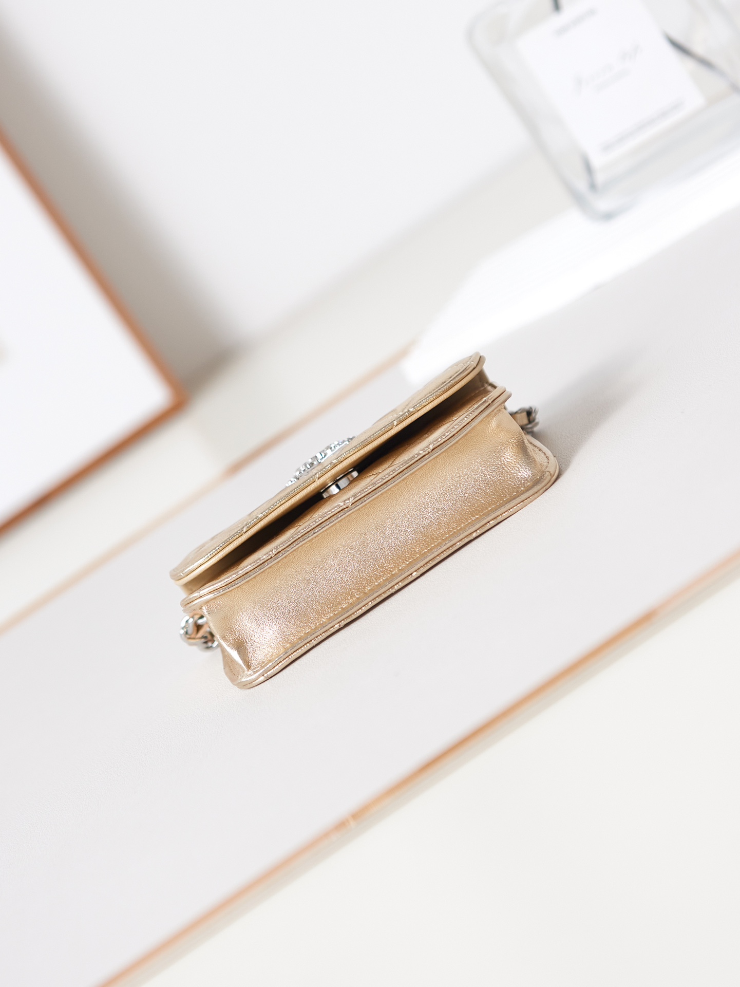 TOP CHANEL Star Diamond LOGO Mini Bags - SHW -  Silver&Gold