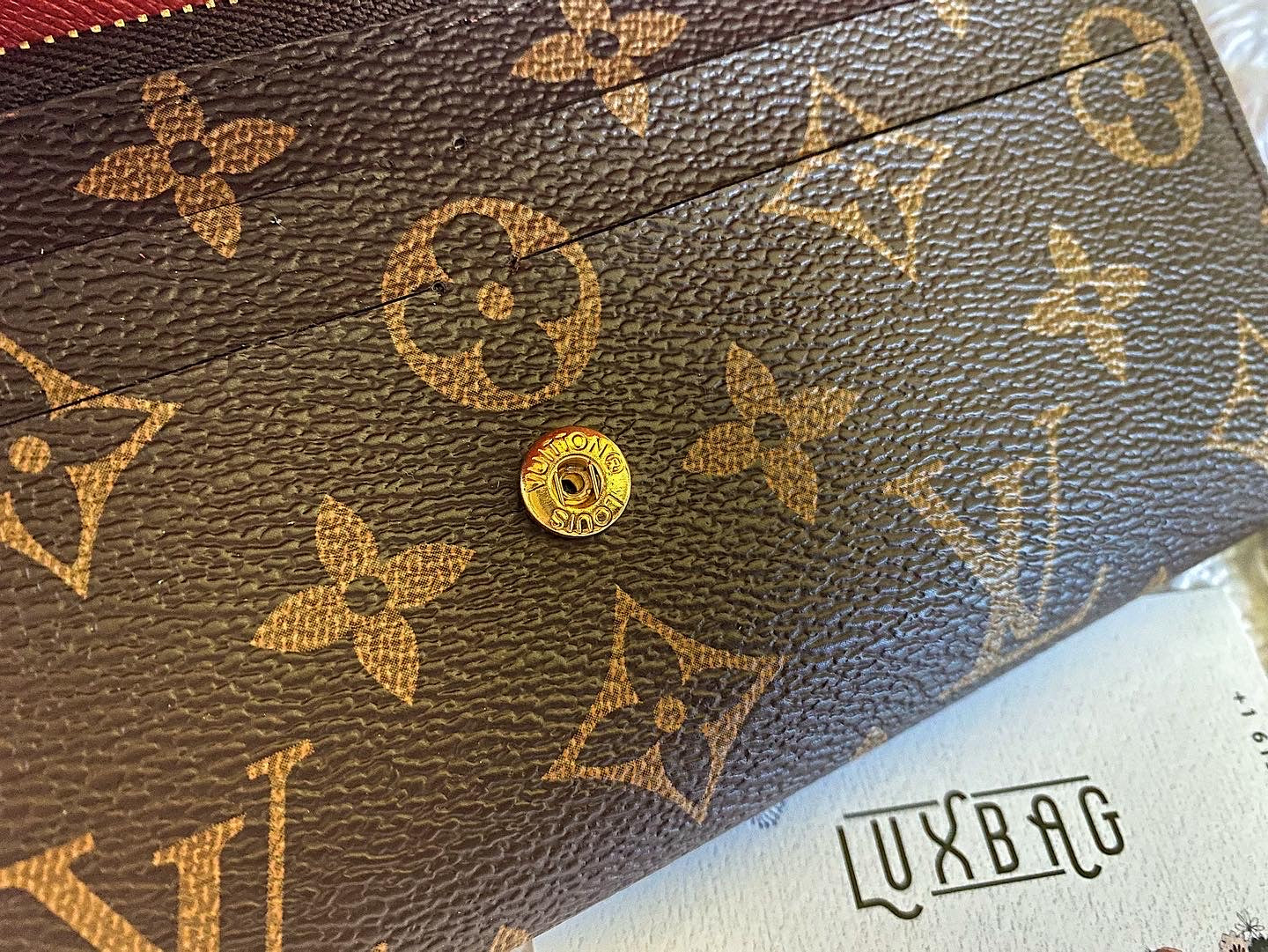 TOP Louis Vuitton LV Emilie Wallet Monogram Canvas