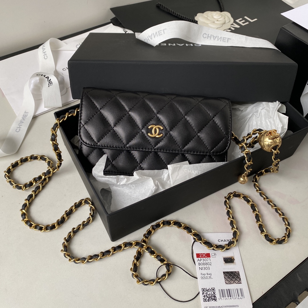TOP CHANEL 23C Mini Flap Bag 17cm - GHW - 3 Color