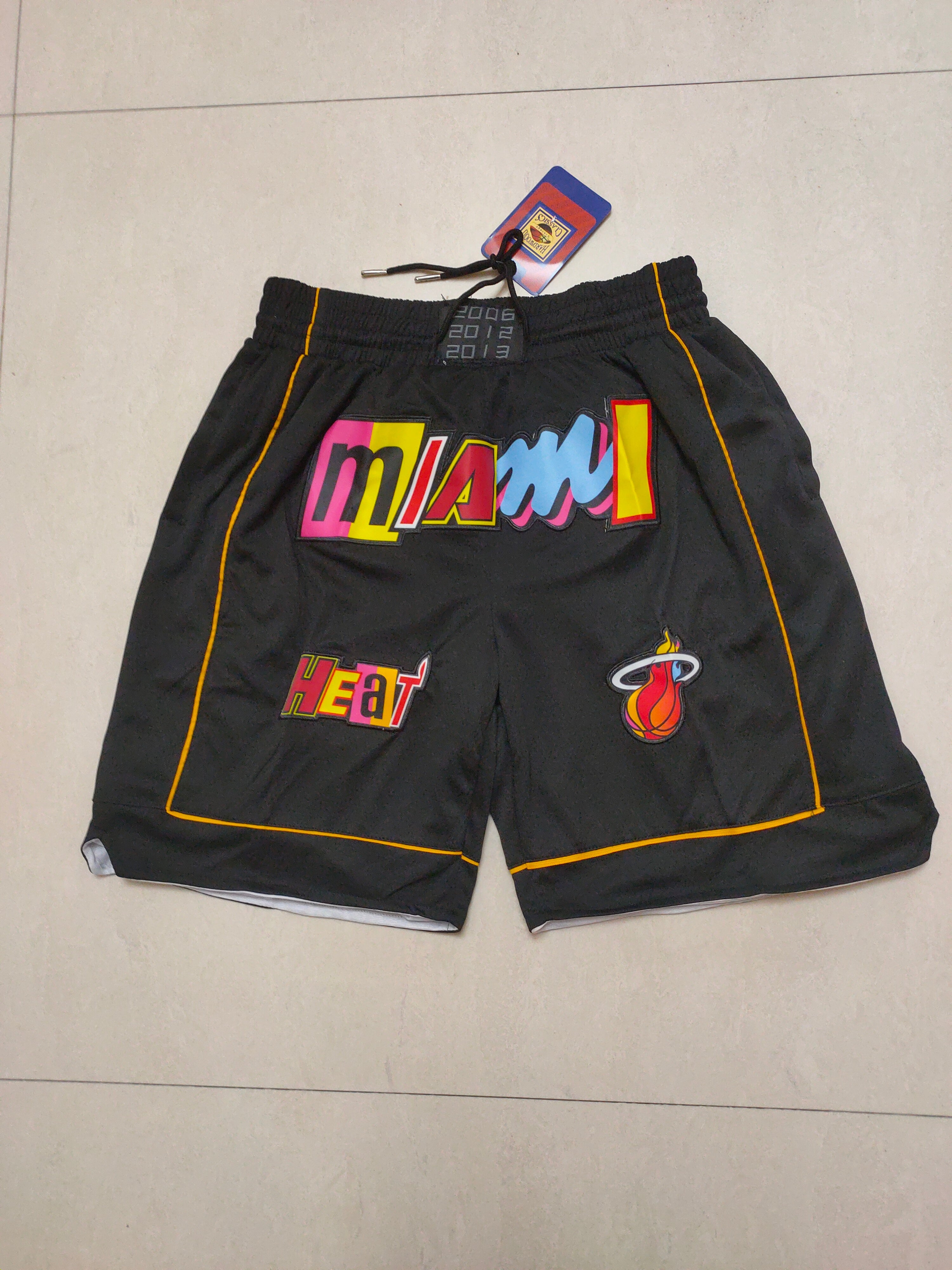Miami Heat New Black City Edition Pocket Pants