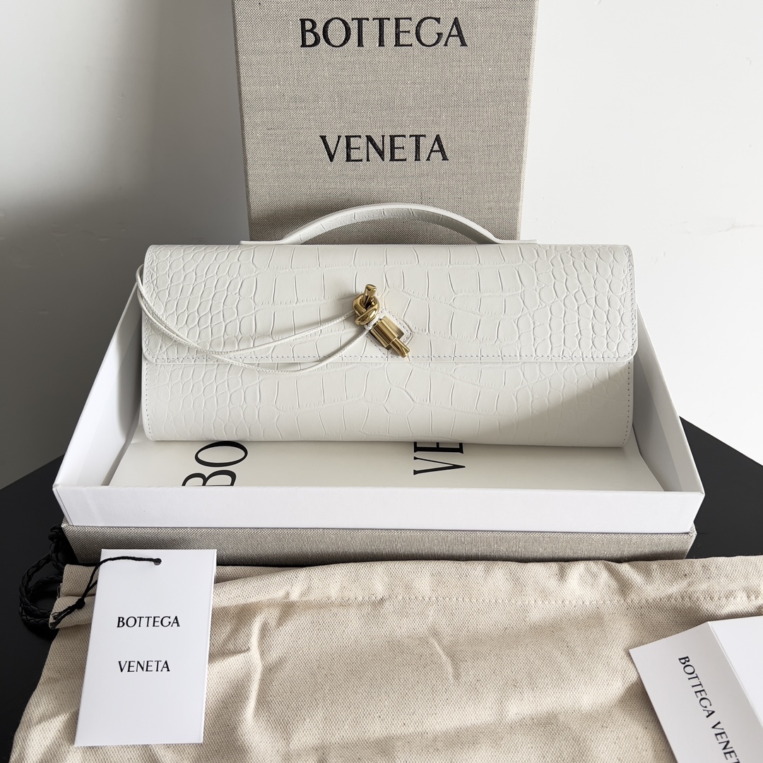 TOP Bottega Veneta BV Crocodile Pattern Andiamo Handbags 31*13*3cm - 4 Colors