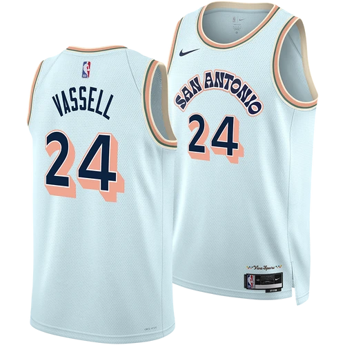 San Antonio Spurs Devin Vassell Light Blue 2024/25 Swingman Jersey - City Edition