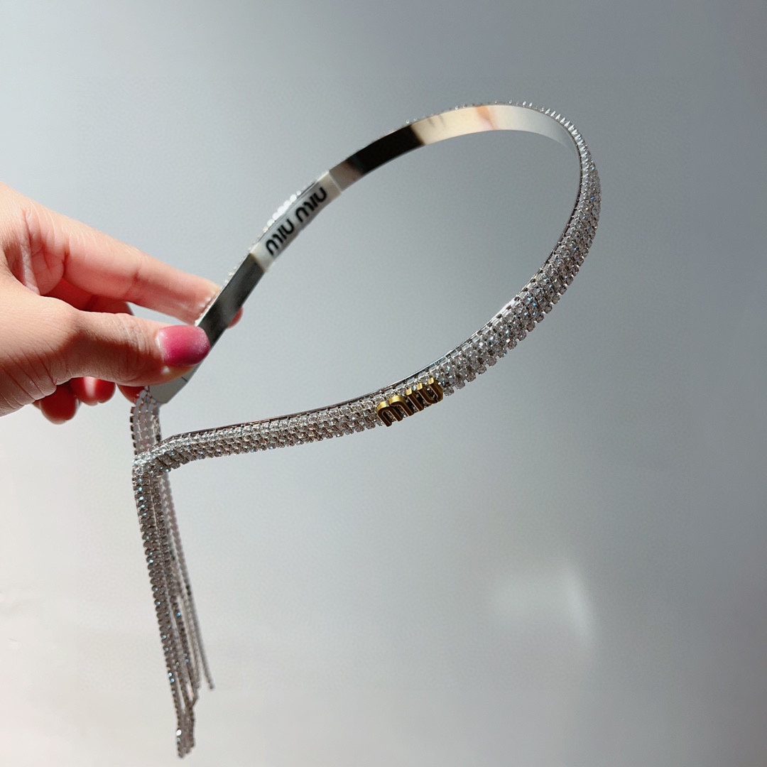 TOP Miu Miu Handmade Hair Hoop
