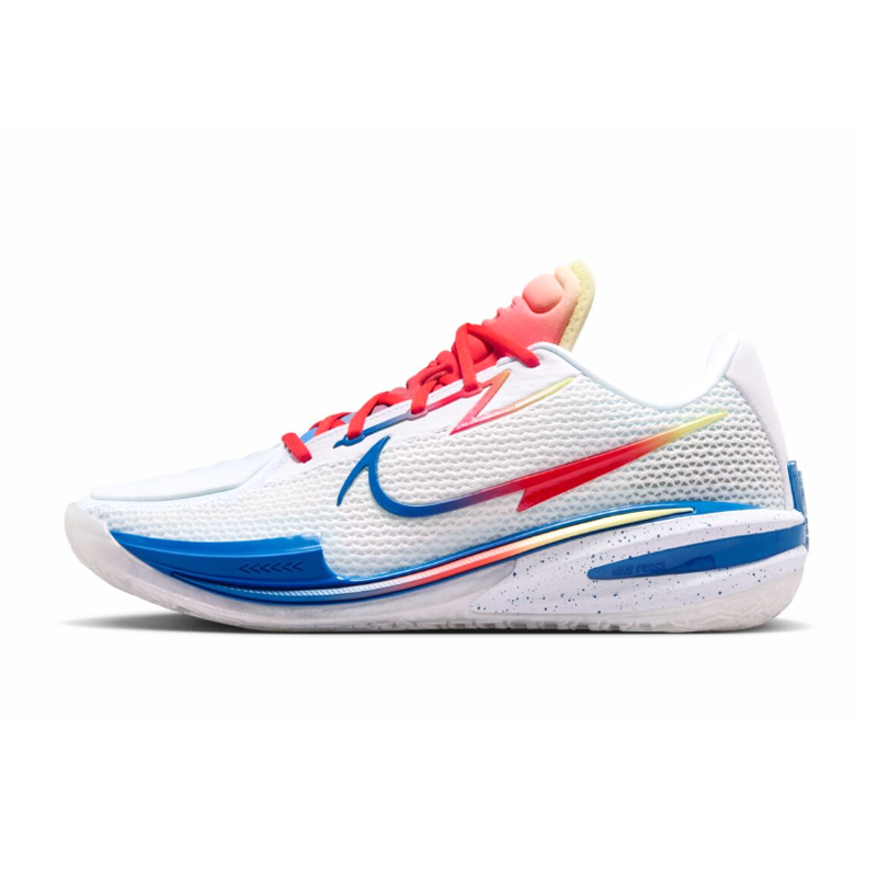 Titan x Dylan Harper x Nike Air Zoom GT Cut 1 White Blue Red Basketball Shoes For Men