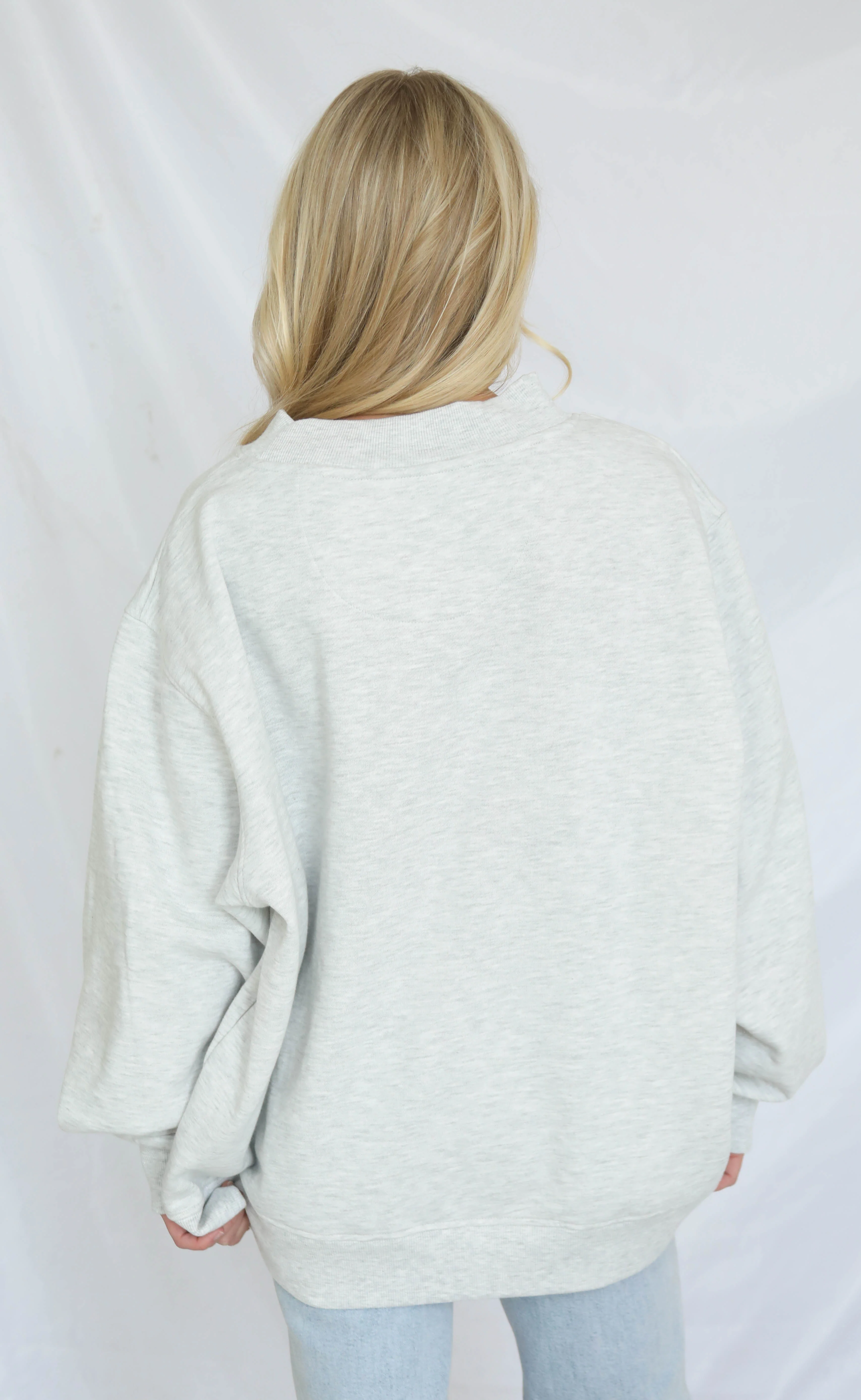 charlie southern: mother star mock neck - blue