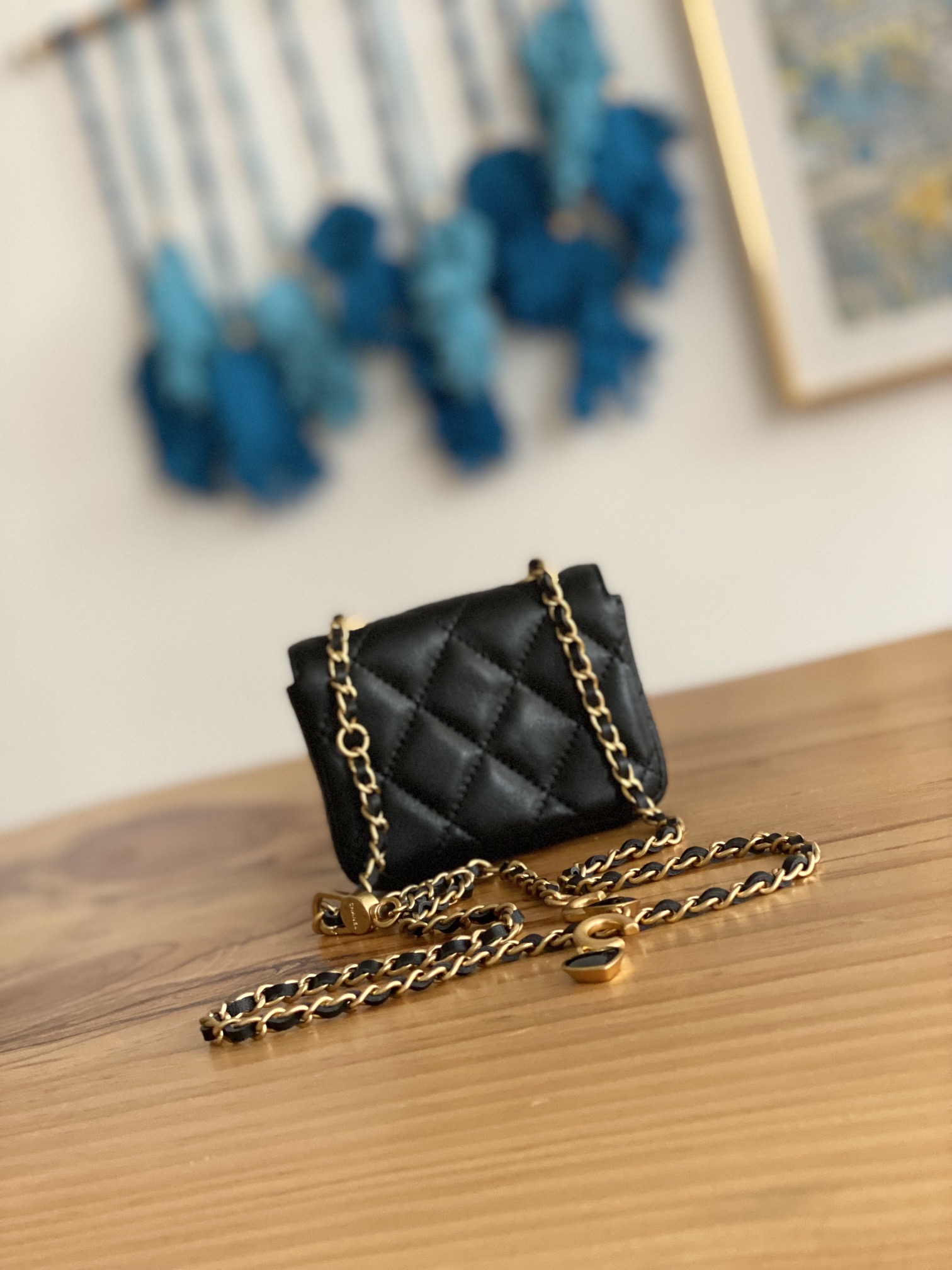TOP CHANEL Mini Bag 11cm - Black