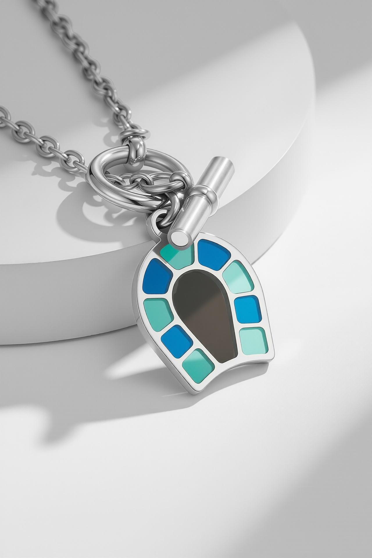 TOP HERMES Horseshoe Necklace - Sliver