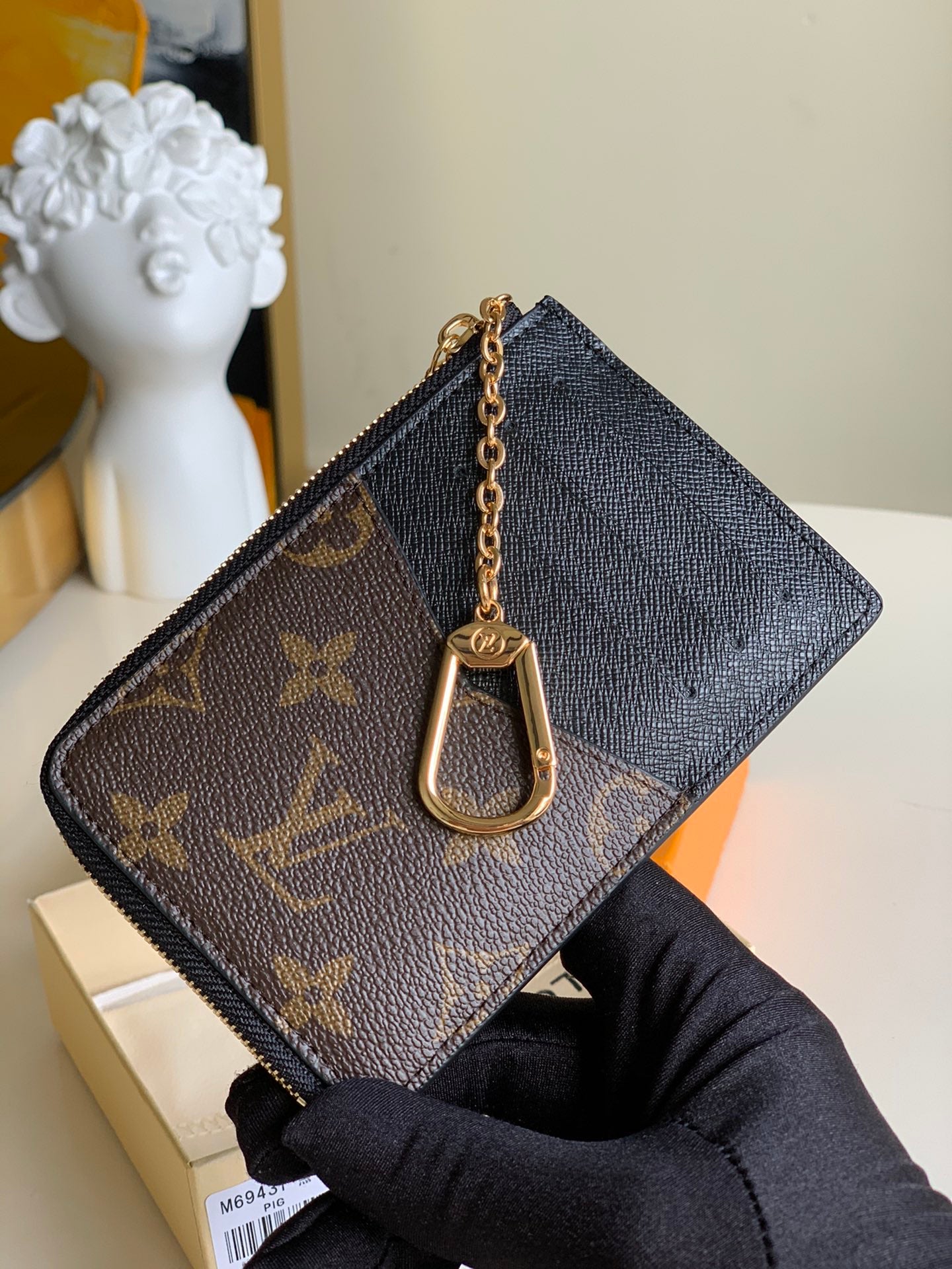TOP Louis Vuitton LV LV Compact Key Wallet - Monogram
