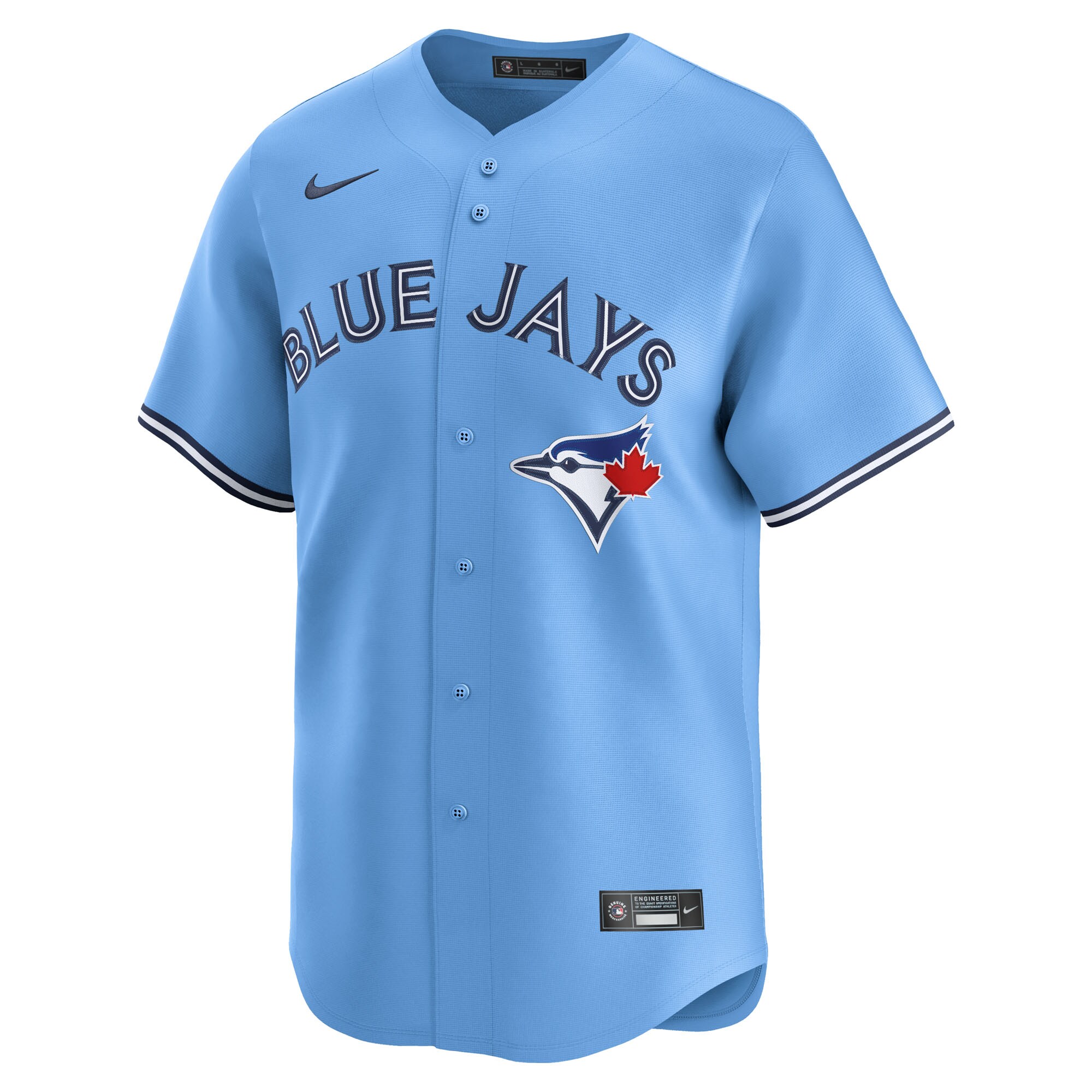 Men’s Toronto Blue Jays Light Blue Alternate Limited Custom Jersey