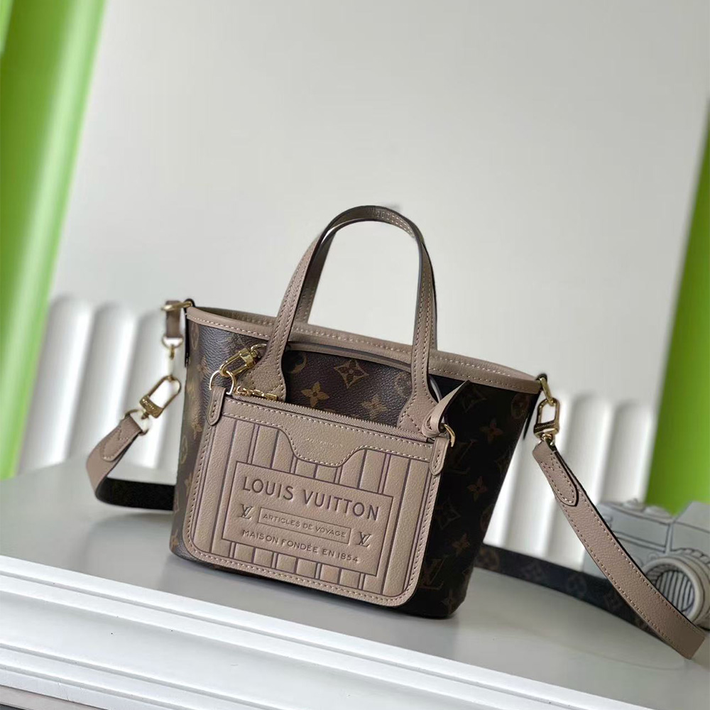 Louis Vuitton REVERSIBLE Neverfull Bandoulière Inside Out BB (7A regular version)