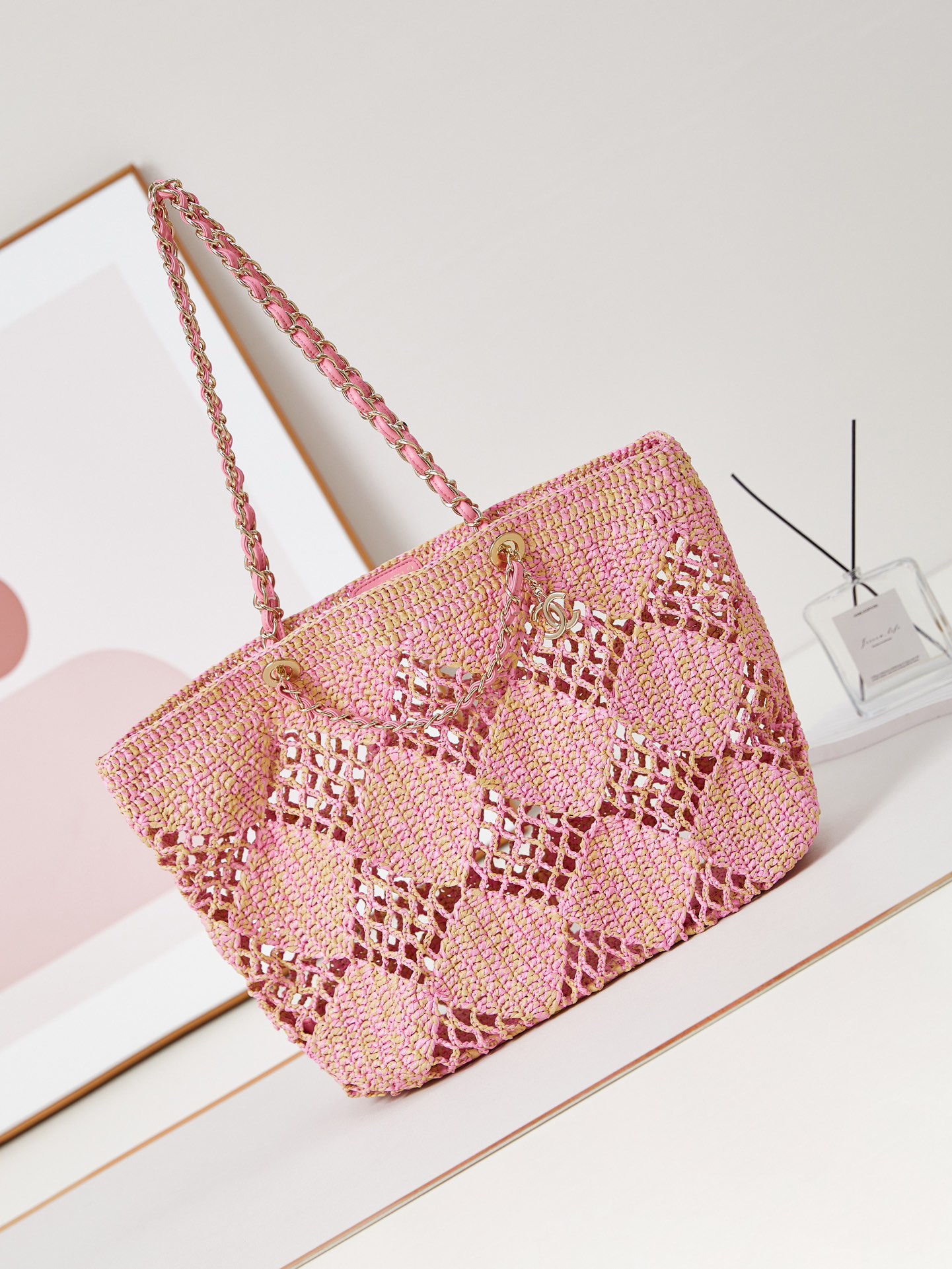 TOP CHANEL Coco Beach Bag 34.5x51x14.5cm  - 2 Colors