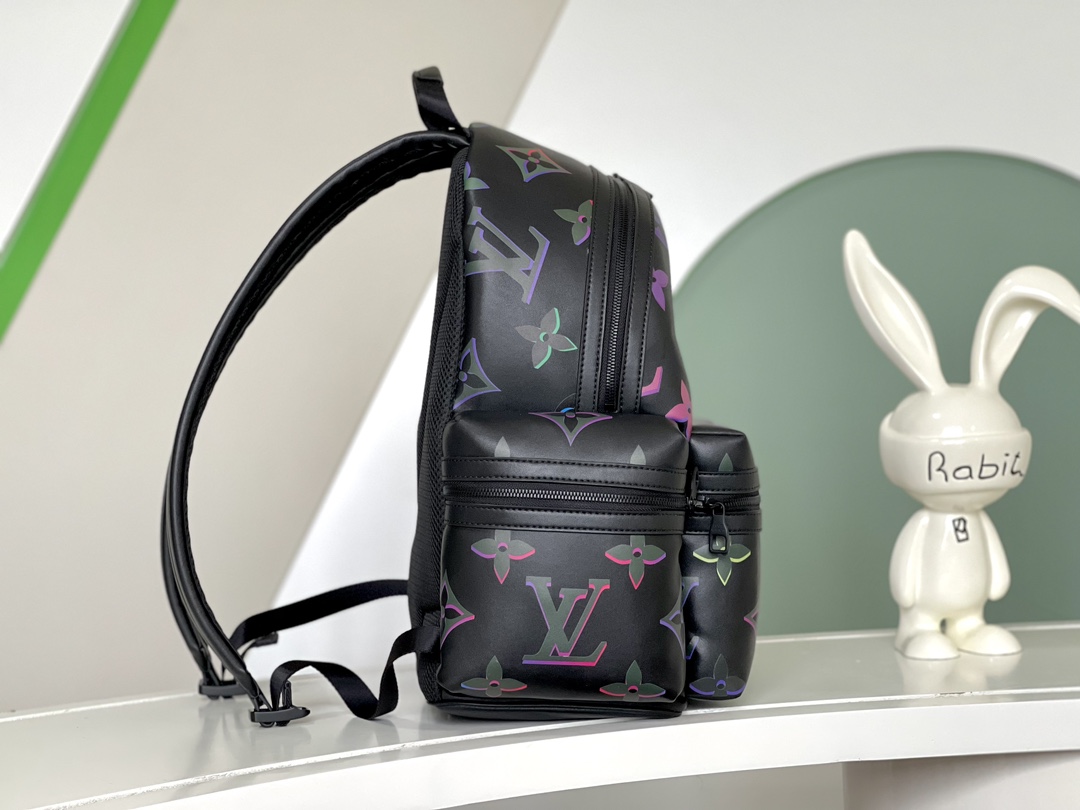 TOP Louis Vuitton LV Cowhide Monogram Flowers and LV Letters Backpack 37*43*17 cm