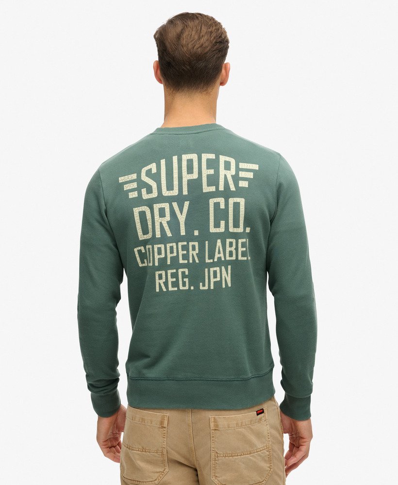 Copper Label Graphic Crew | Drius Green