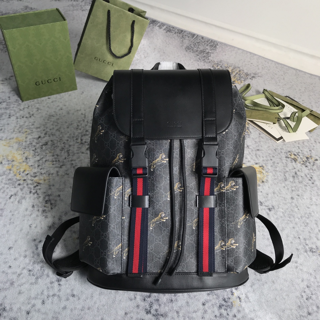 TOP GUCCI Leather Shoulder Bag 34X42X16CM - 2 Colors