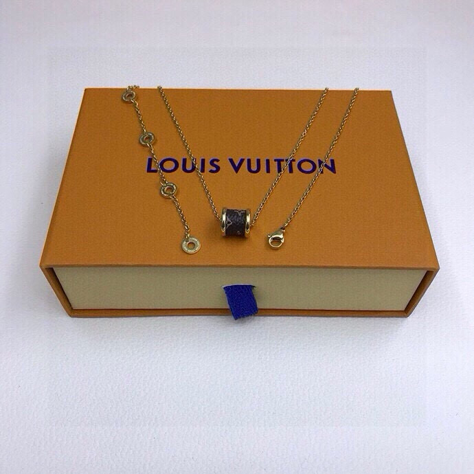 TOP Louis Vuitton LV Necklace - Gold