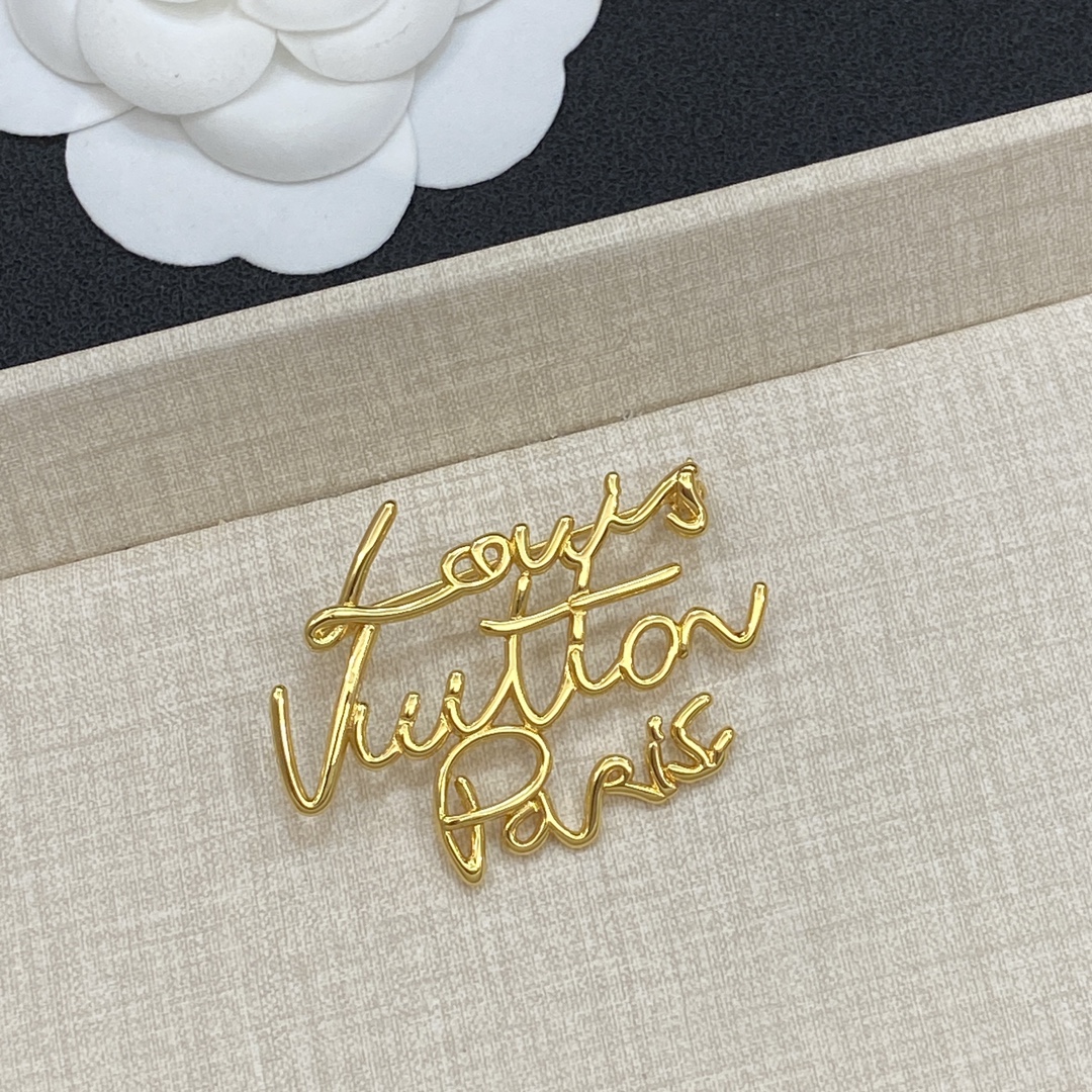 TOP Louis Vuitton LV Brooch - 3 Color