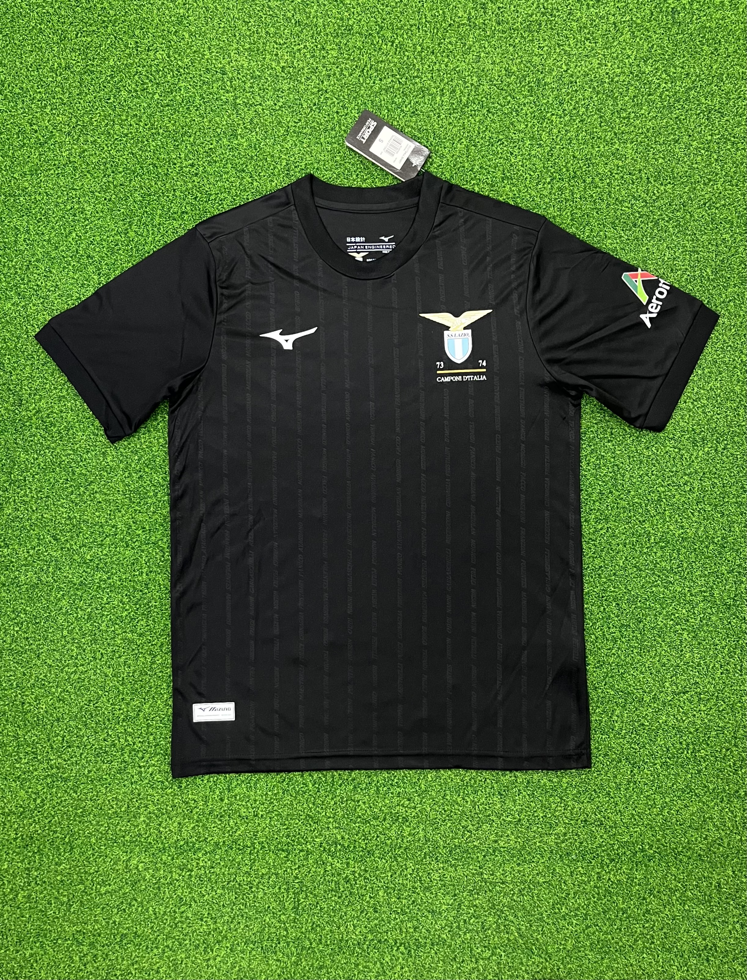 2425 Black Lazio Football  jersey.Player embroidery version