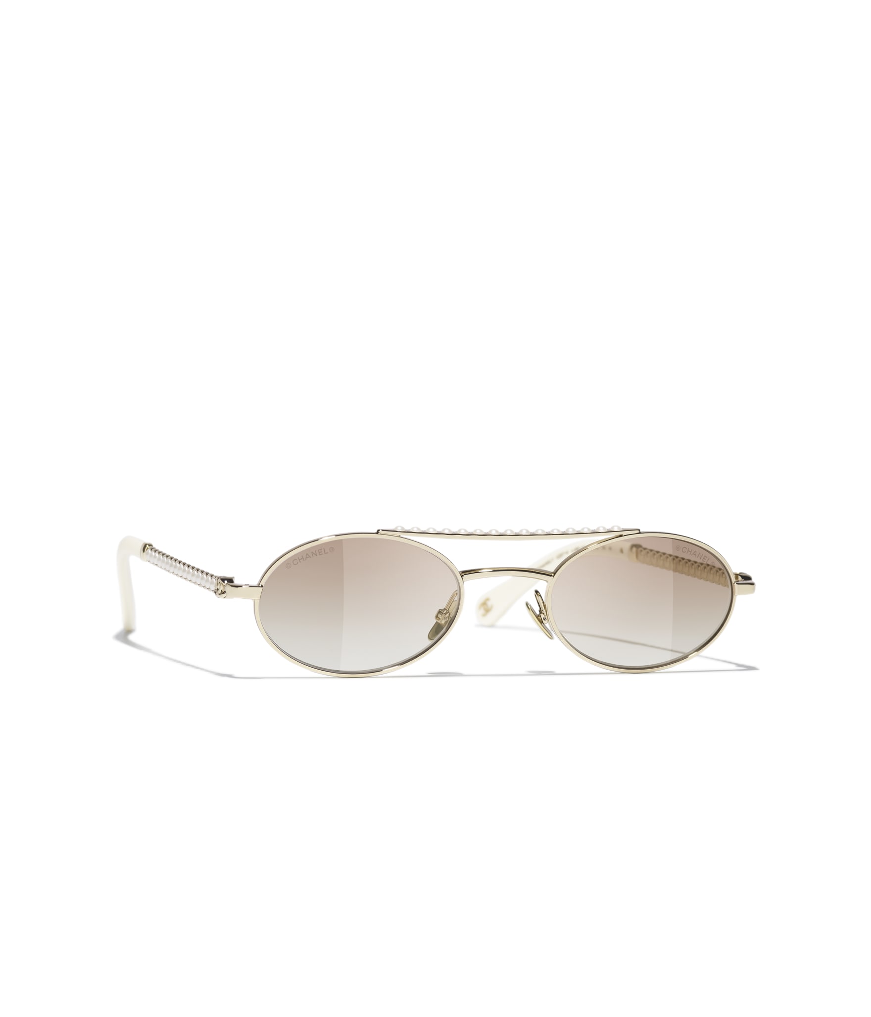 CHANEL Oval Sunglasses A71776X08223L