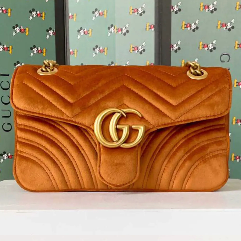 Gucci GG Marmont Velvet Small(Replica)
