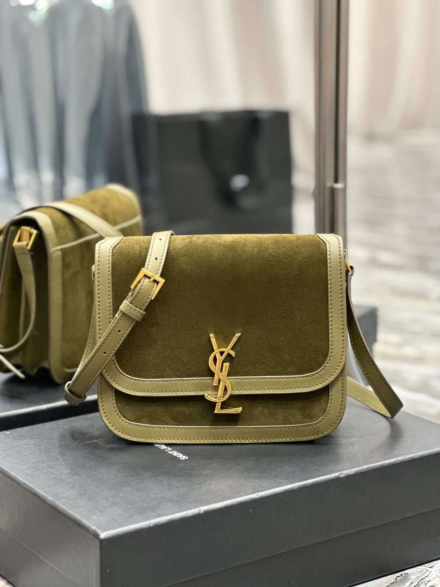 TOP Yves Saint Laurent YSL Rue De Solferino Shoulder Bag - 3 Color