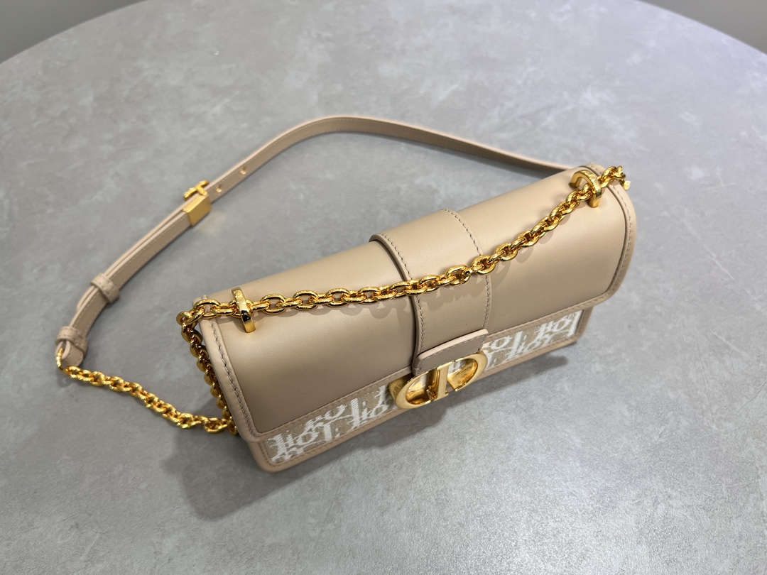 TOP Christian Dior  East-West Bag 21 x 12 x 6cm - Brown