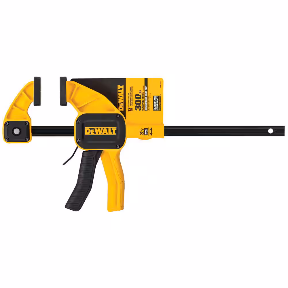 12 in. 300 lb. Trigger Clamp w/3.75 in. Throat Depth