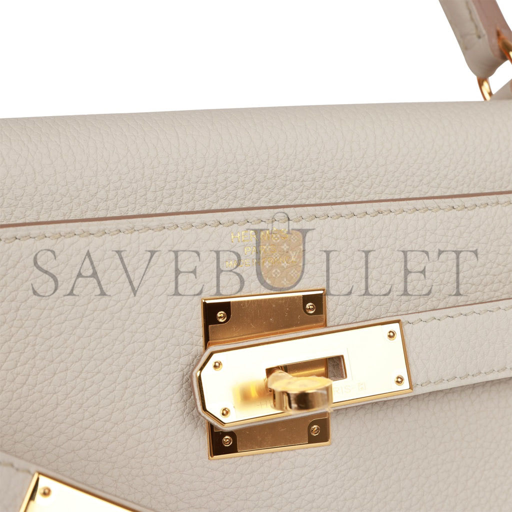 HERMES KELLY 28 TOGO GOLD HARDWARE (28*22*10cm)