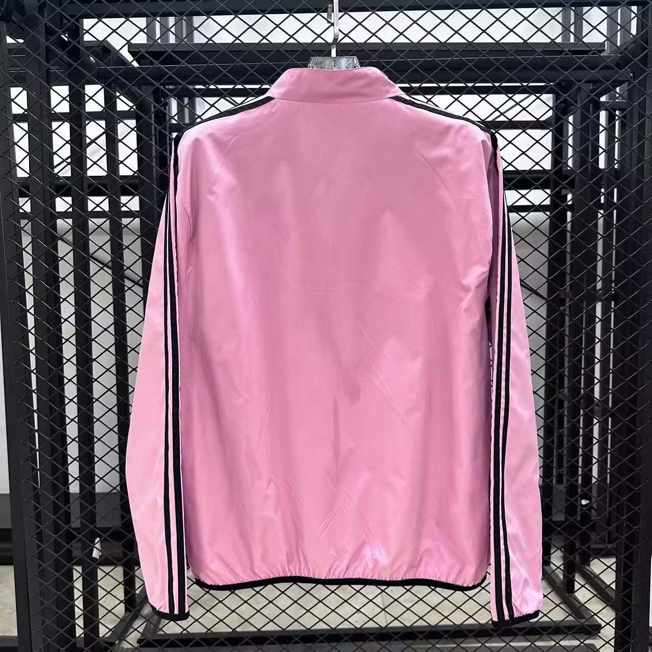 2025/2026 Inter Miami Reversible Windbreaker Pink and black Soccer Jersey 1:1 Thai Quality