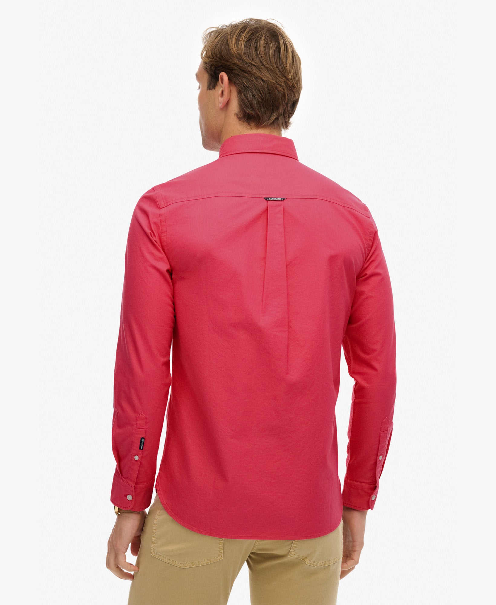 Classic Oxford Long Sleeve Shirt | Magenta Pink