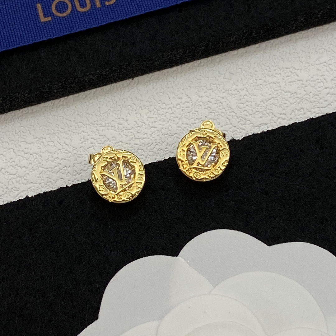 TOP Louis Vuitton LV Earrings + Necklace Set - 2 Color