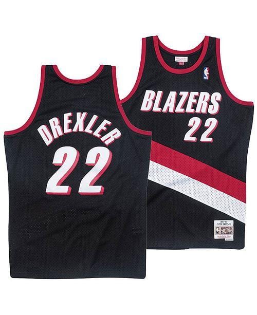 Clyde Drexler Portland Trailblazers Throwback Jersey