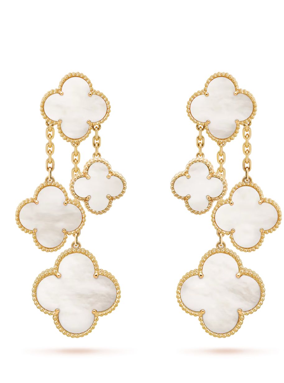 TOP Van Cleef & Arpels Earrings-Gold