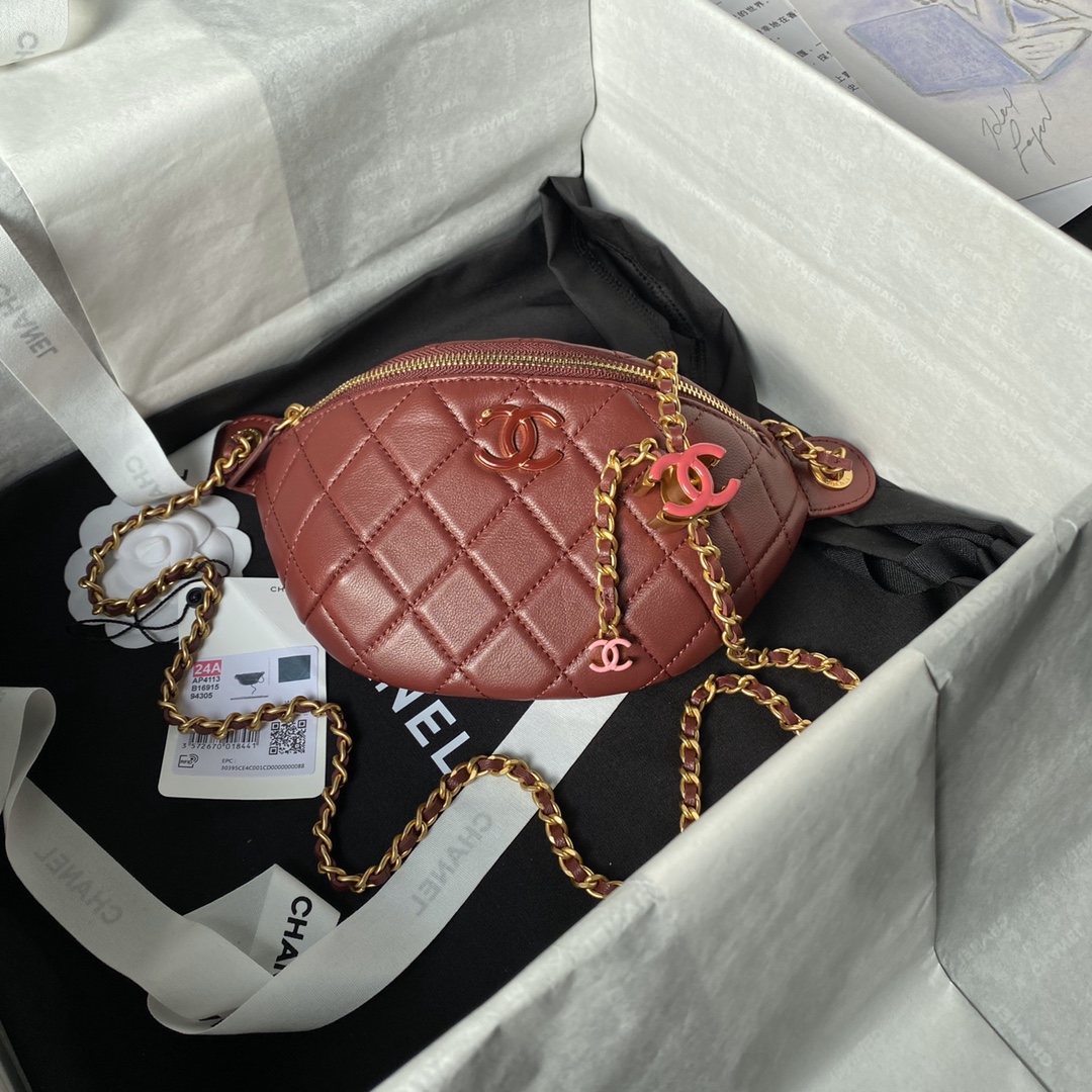TOP CHANEL CC Belt Bag 27cm - 4 Color