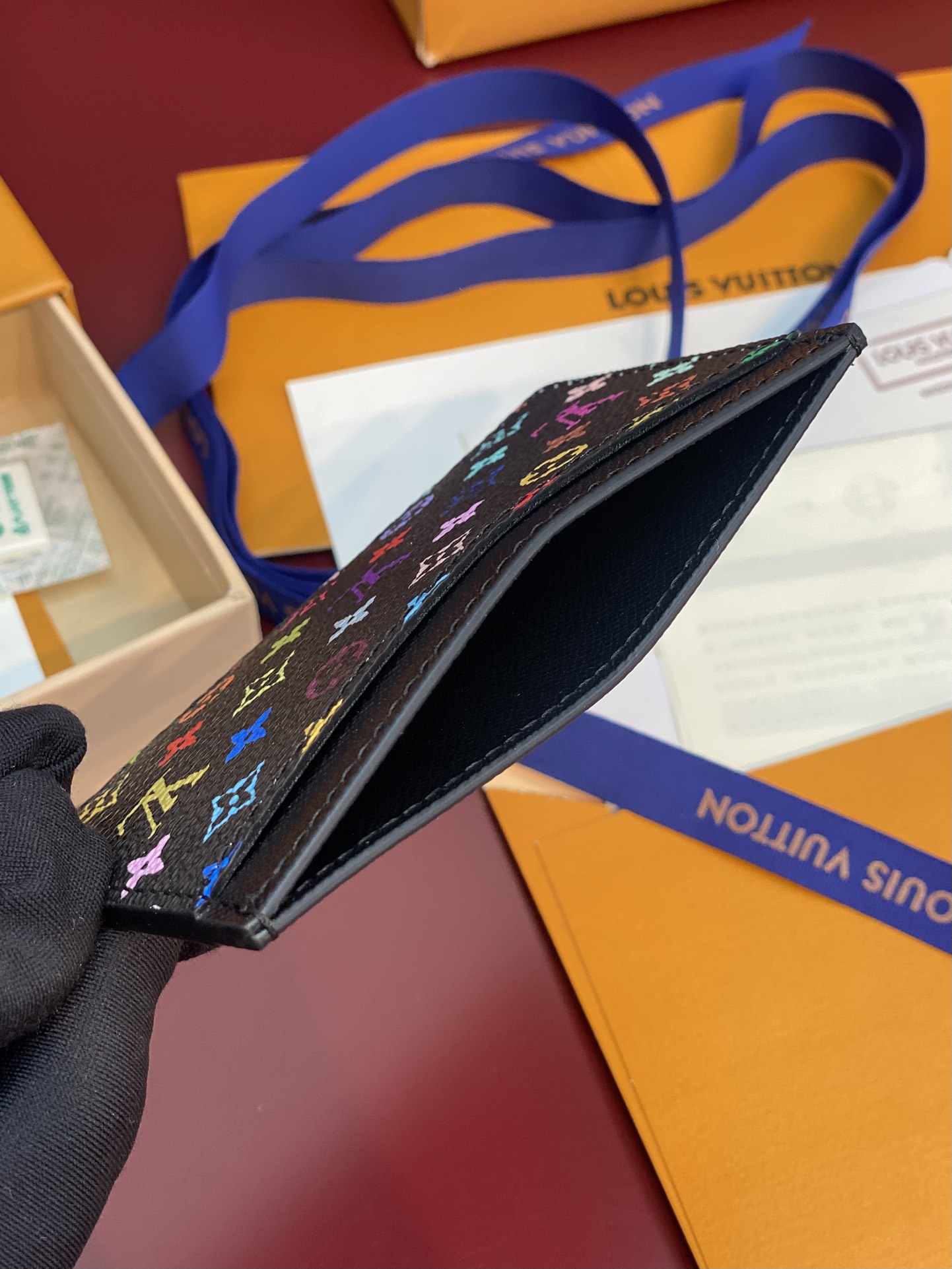 TOP Louis Vuitton LV Business Card Holder 11*7*0.5cm - Monogram