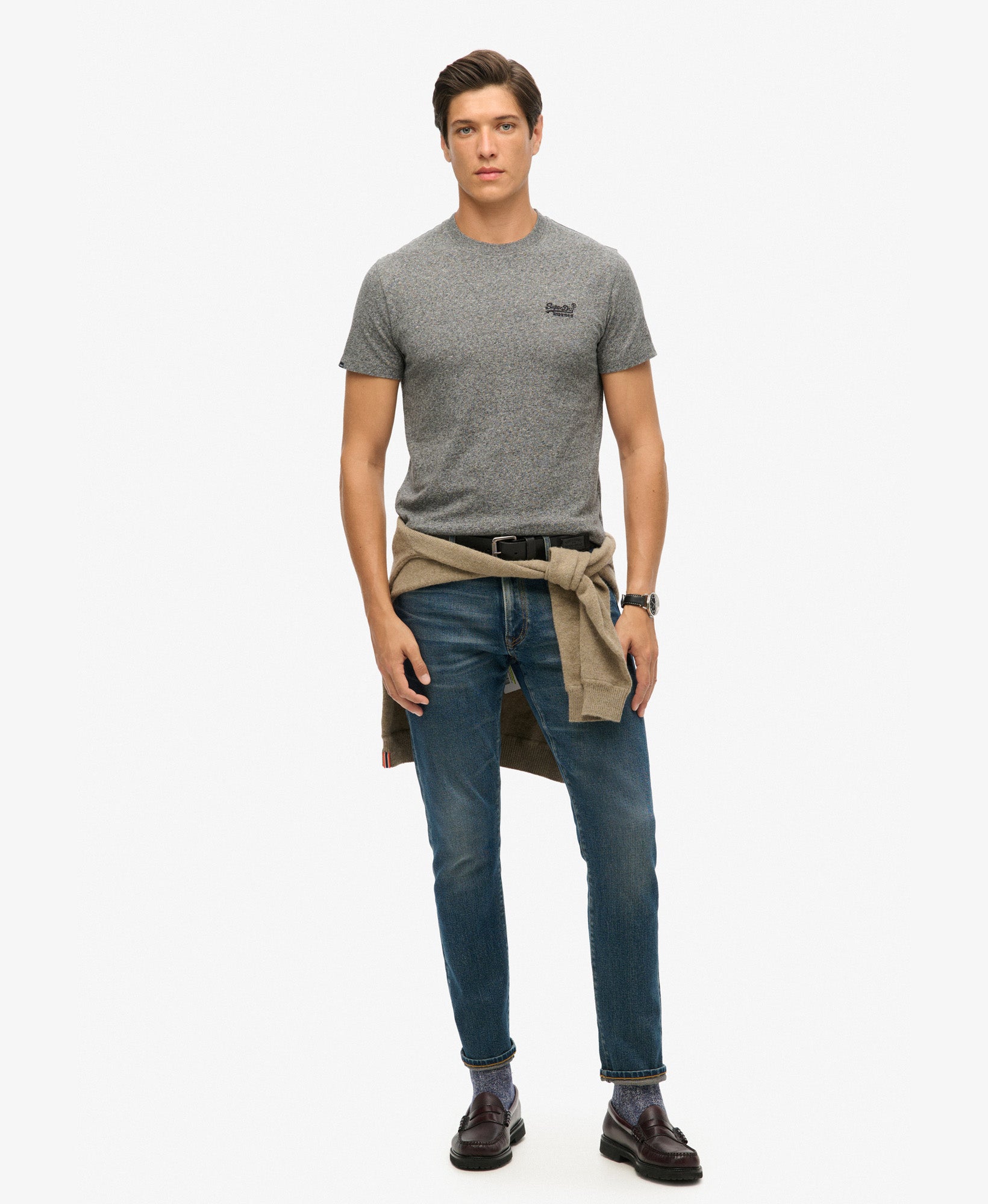 Essential T Shirt | Asphalt Grey Grit