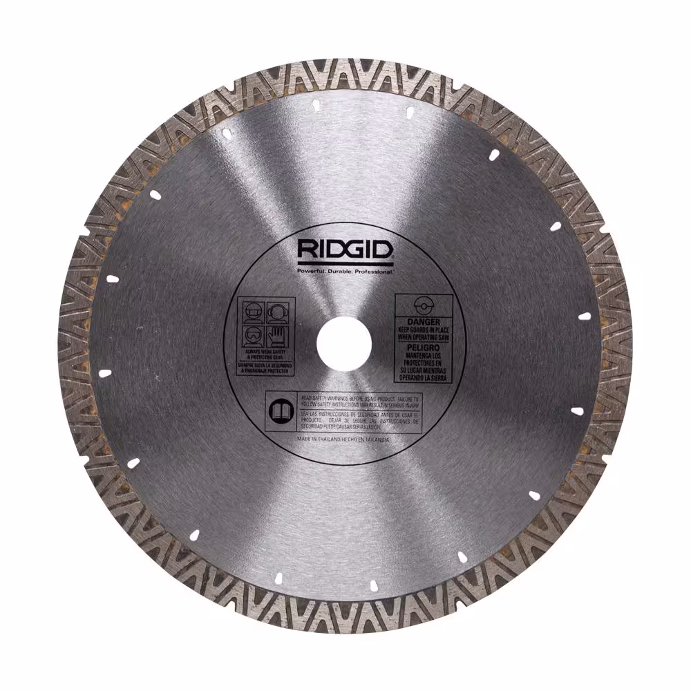 TURBO-V 9 in. Turbo Rim Diamond Blade for Masonry High Efficiency Cutting